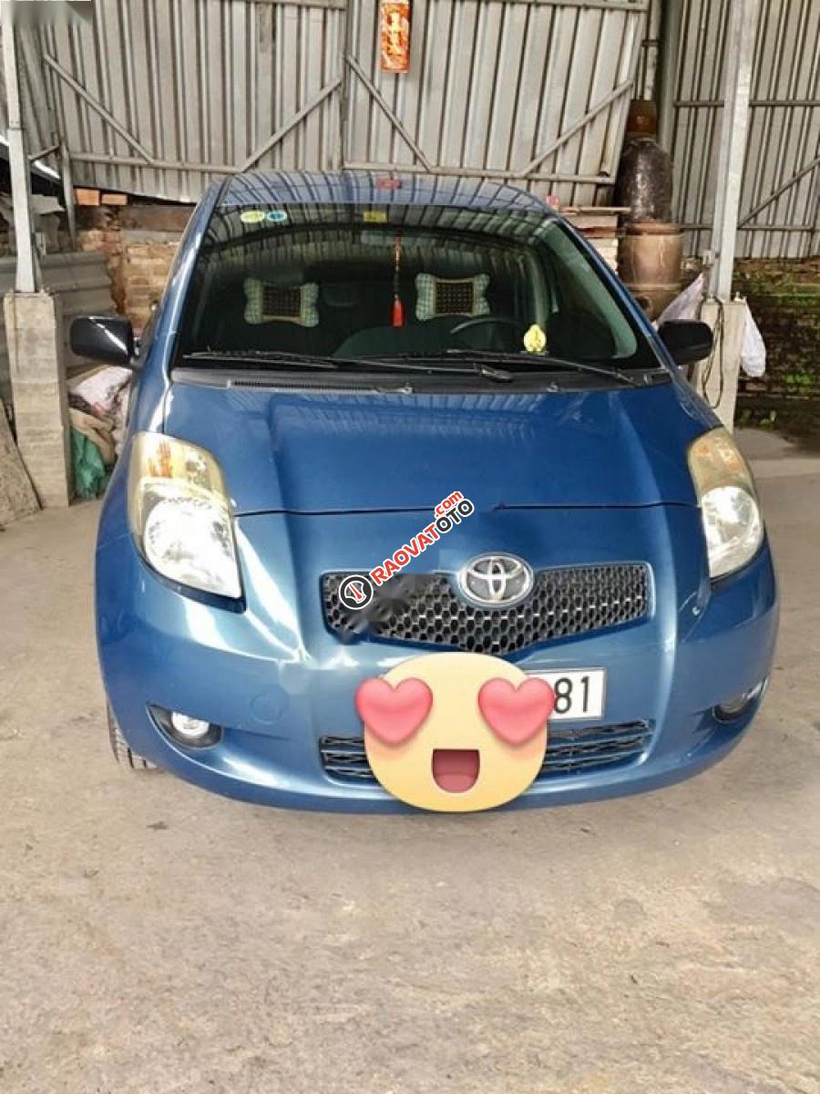 Cần bán xe Toyota Yaris 1.3 AT 2008, màu xanh lam, nhập khẩu-4