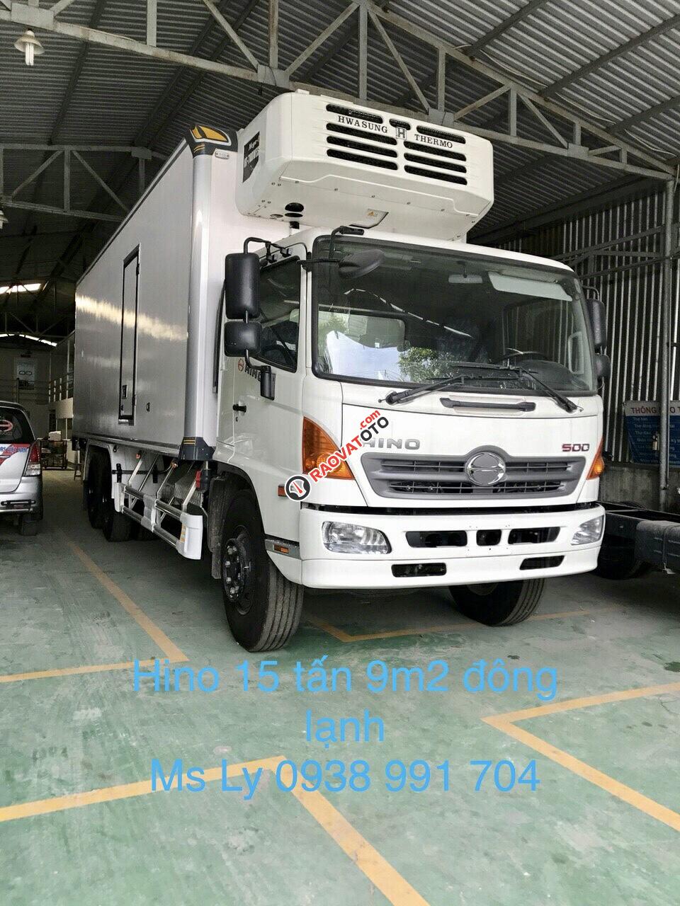 Bán xe tải Hino FL thùng đông lạnh 7m6 (tổng tải trọng 24 tấn) 1 tỷ 300tr-0