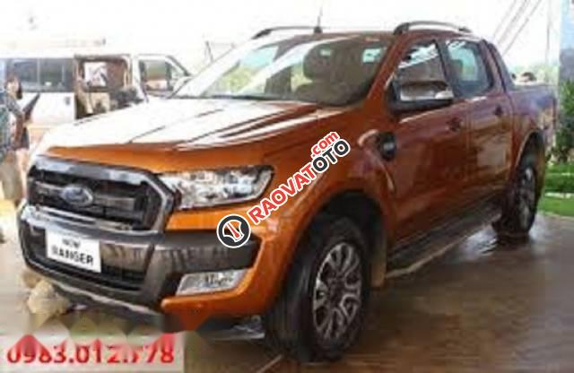 Bán Ford Ranger đời 2017, màu cam-2