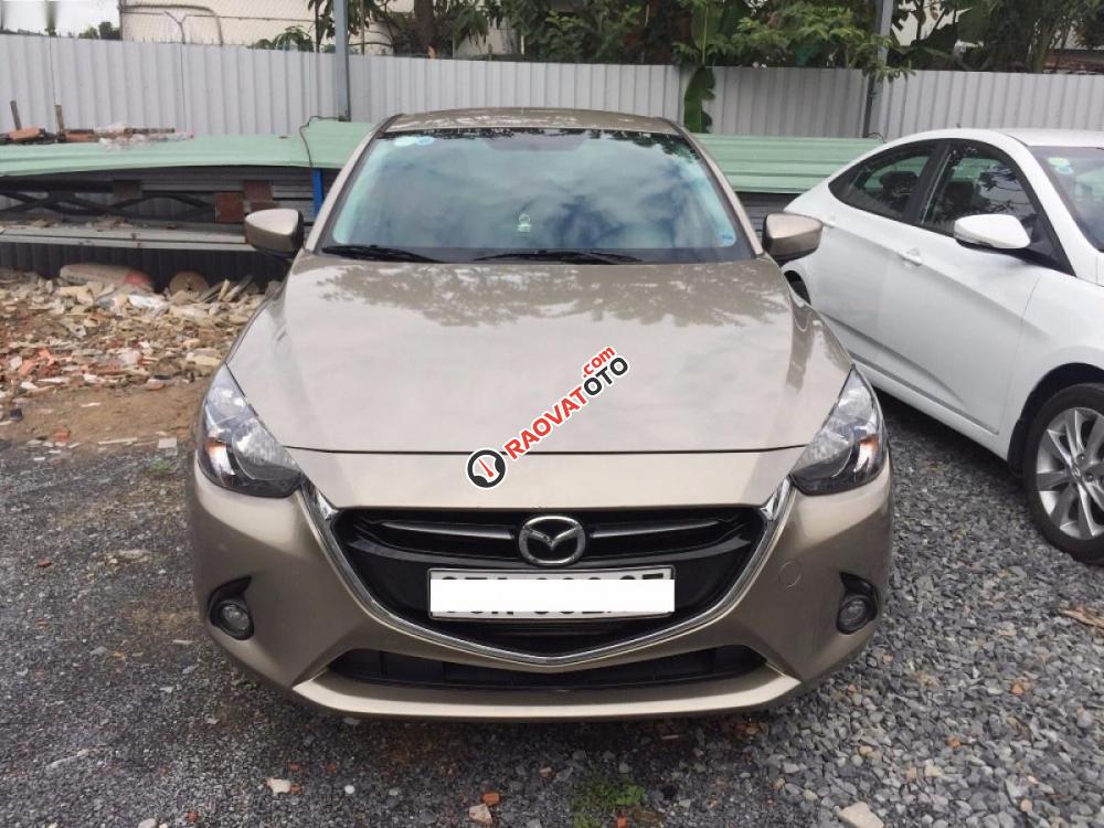 Bán ô tô Mazda 2 2016, màu vàng xe gia đình-0