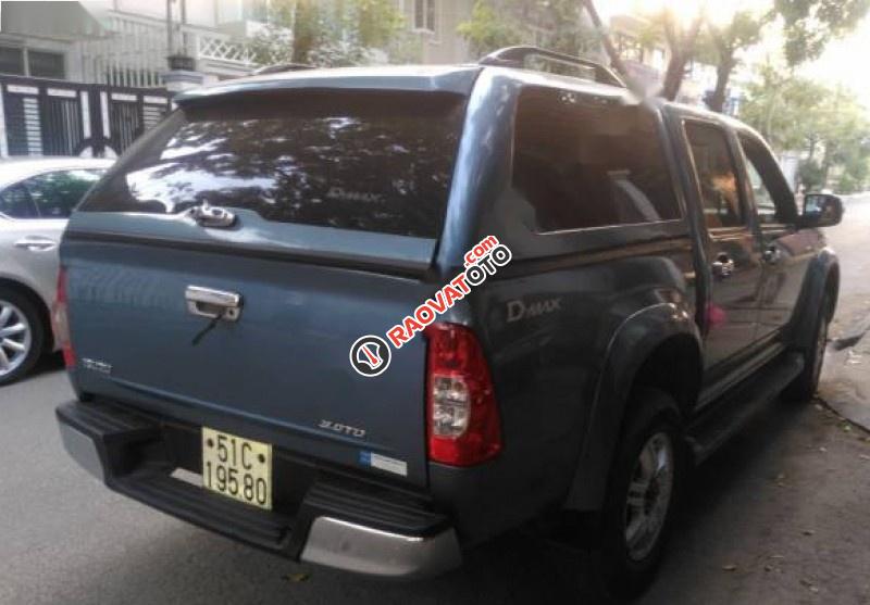 Bán Isuzu Dmax LS 3.0 4x2 MT 2011, màu xanh lam, xe nhập-1