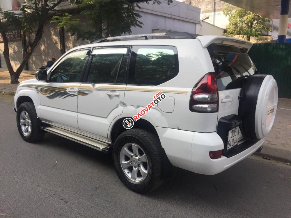 Bán Toyota Land Cruiser Prado GX 2.7AT đời 2003, màu trắng, nhập khẩu xe gia đình, giá 585tr-1