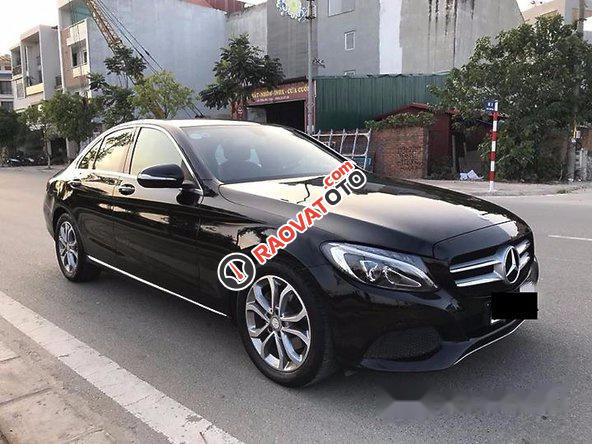 Bán Mercedes C200 sản xuất 2015, màu đen-2