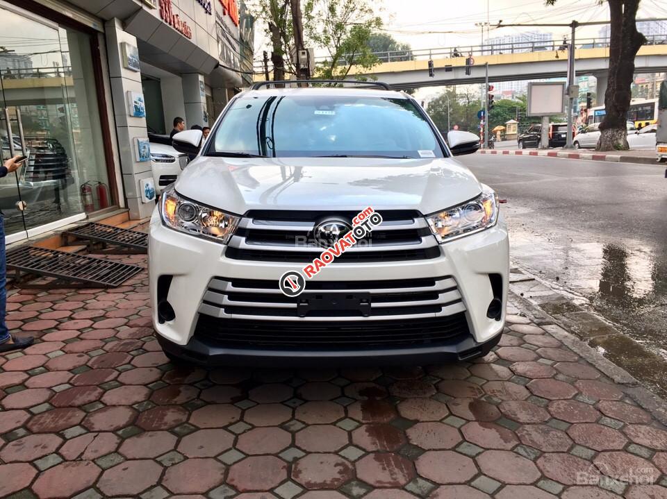 Bán xe Toyota Highlander LE 2.7 đời 2017, màu trắng, nhập khẩu Mỹ giá bán buôn, LH: 0948.256.912-1