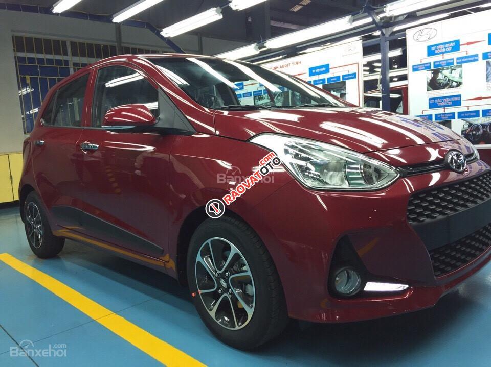 Trả góp 5 triệu 6 hàng tháng, lấy xe Hyundai I10 bản 1.0 MT base, màu đỏ. LH Hương: 0902.608.293-14