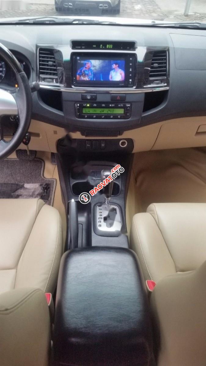 Bán Toyota Fortuner 2.7V 4x2 AT sản xuất 2014, màu bạc chính chủ-7