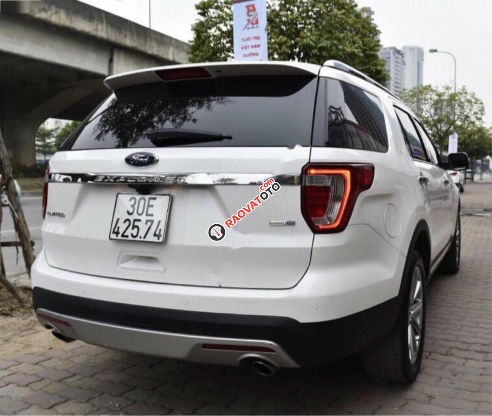 Bán Ford Explorer Limited 2.3L EcoBoost đời 2016, màu trắng, nhập khẩu nguyên chiếc như mới-0