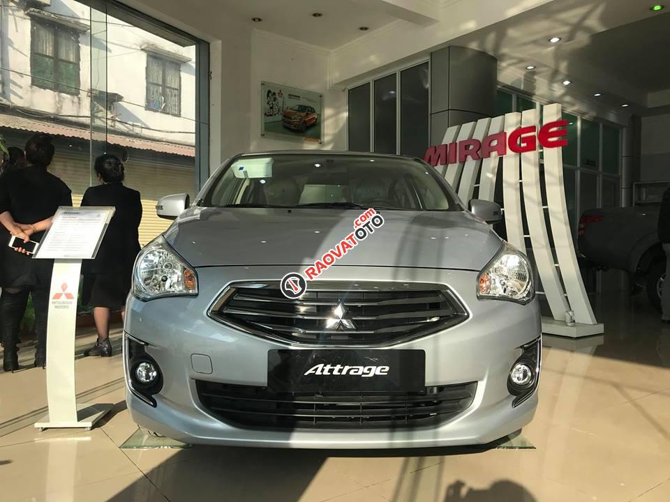 Mitsubishi Attrage CVT đời 2017 xe nhập Thái Lan giá thương lượng-0