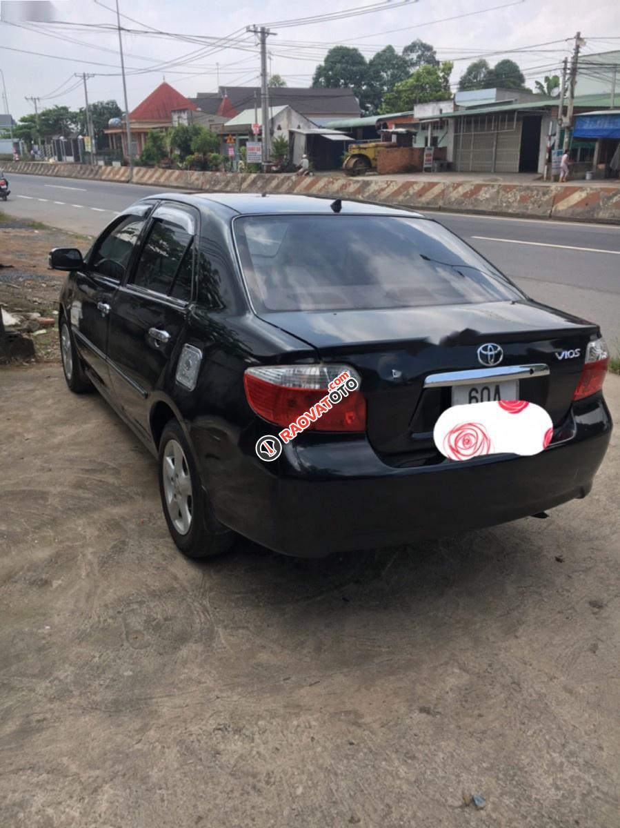 Cần bán lại xe Toyota Vios 1.5MT đời 2006, màu đen, giá 195tr-1