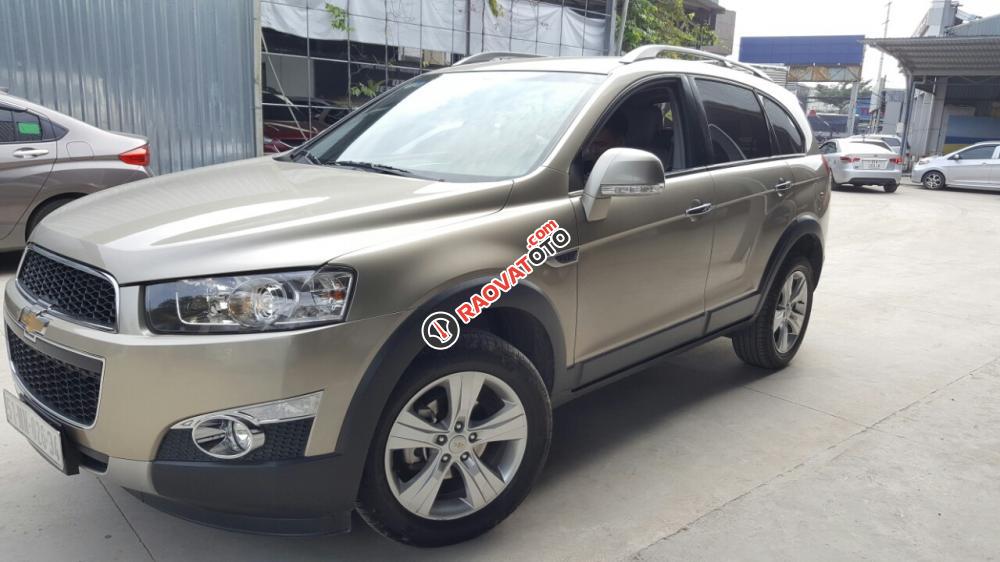 Bán Chevrolet Captiva LTZ 2.4AT màu vàng cát, số tự động biển Sài Gòn, sản xuất 2013 một chủ-7