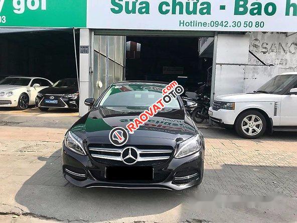 Cần bán xe Mercedes C200 đời 2015, màu đen, xe nhập-1