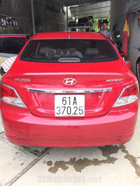 Bán xe Hyundai Accent sản xuất 2011, màu đỏ, nhập khẩu chính hãng, chính chủ-0