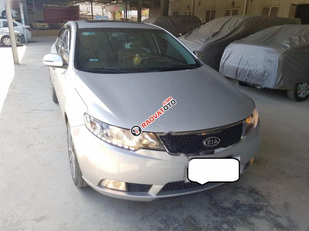 Cần bán gấp Kia Forte SX 1.6 MT đời 2012, màu bạc, 396tr-2