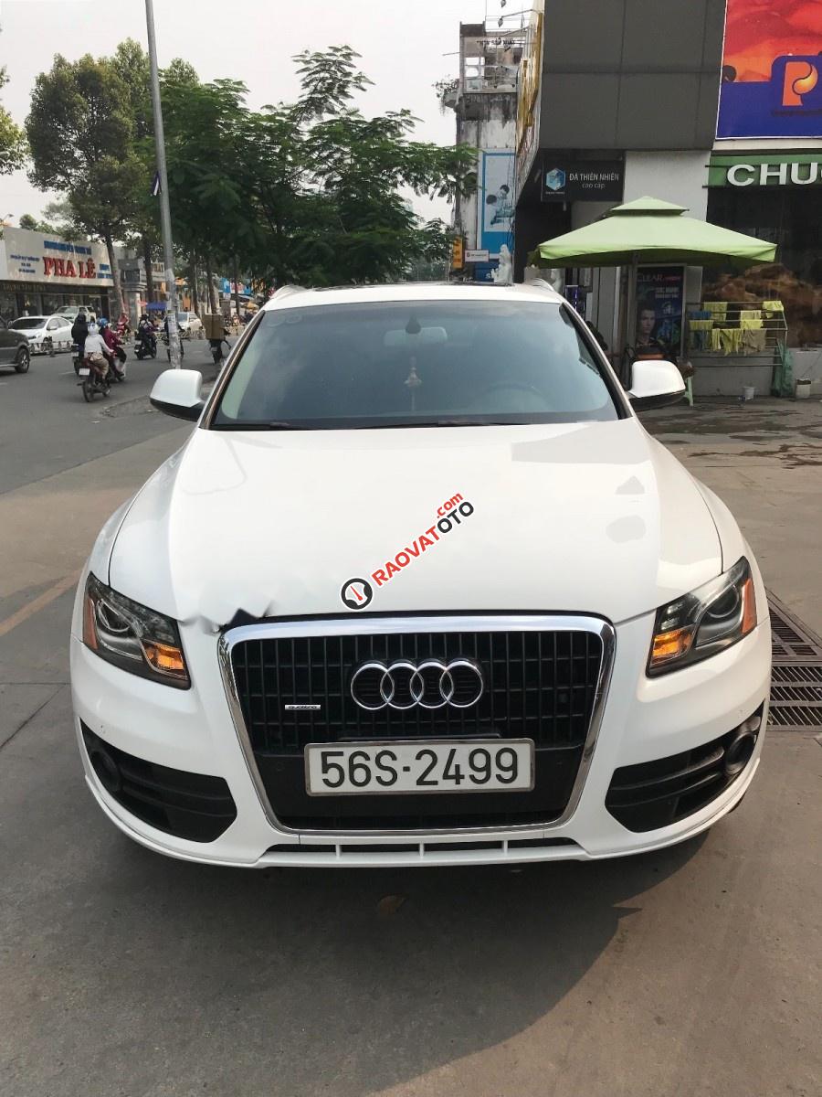 Cần bán gấp Audi Q5 3.2 đời 2010, màu trắng, nhập khẩu nguyên chiếc chính chủ-9