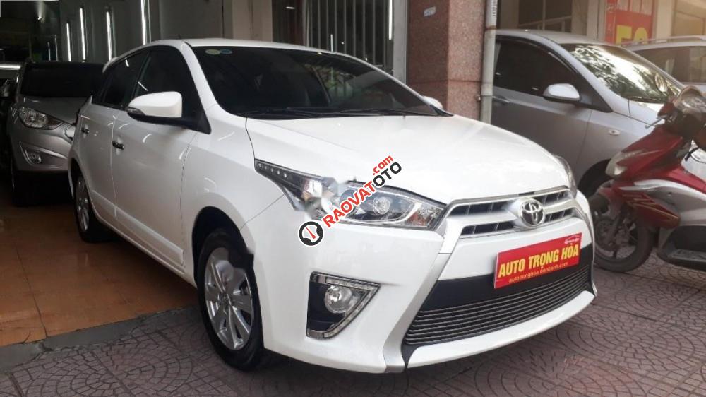 Cần bán lại xe Toyota Yaris 1.5G đời 2014, màu trắng, nhập khẩu nguyên chiếc chính chủ, 555tr-0