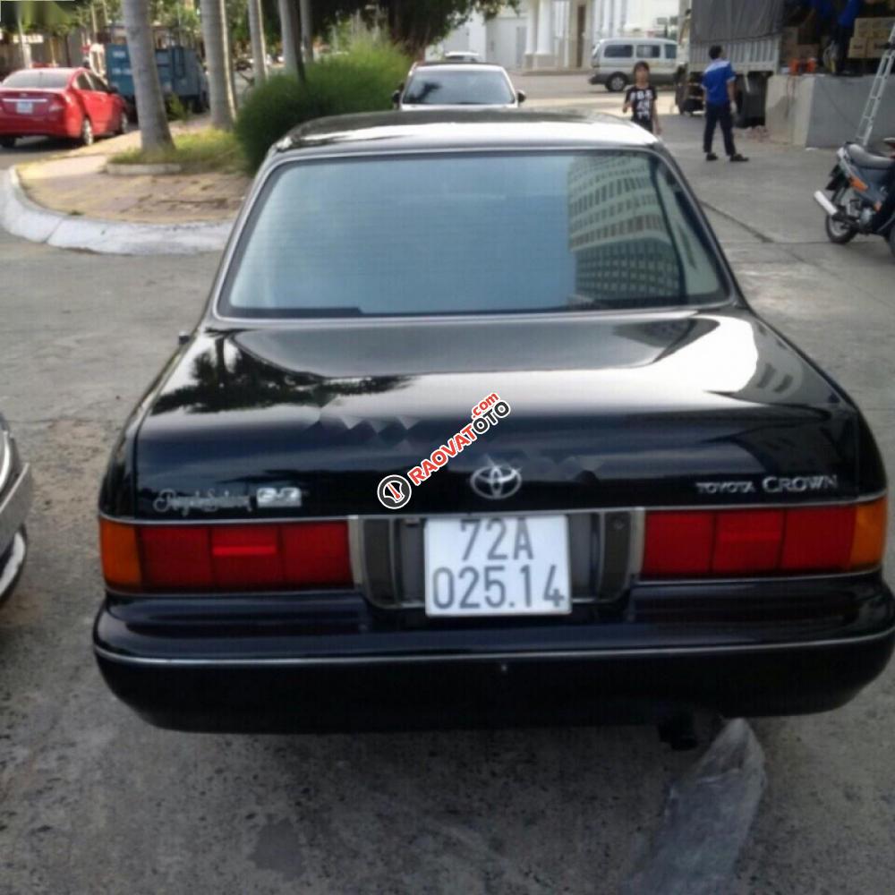 Bán Toyota Crown đời 1993, màu đen, xe nhập, 180 triệu-0