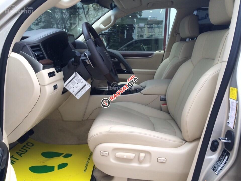 Bán Lexus LX570 2016 nhập Mỹ, màu ghi vàng, xe giao ngay-4