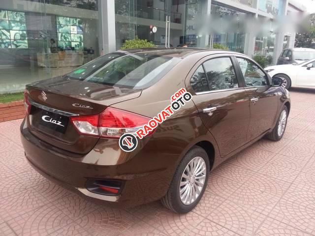 Bán xe Suzuki Ciaz đời 2016, màu nâu -1