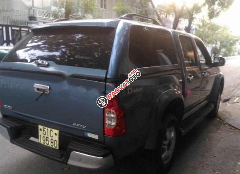 Bán Isuzu Dmax LS 3.0 4x2 MT 2011, màu xanh lam, xe nhập-2