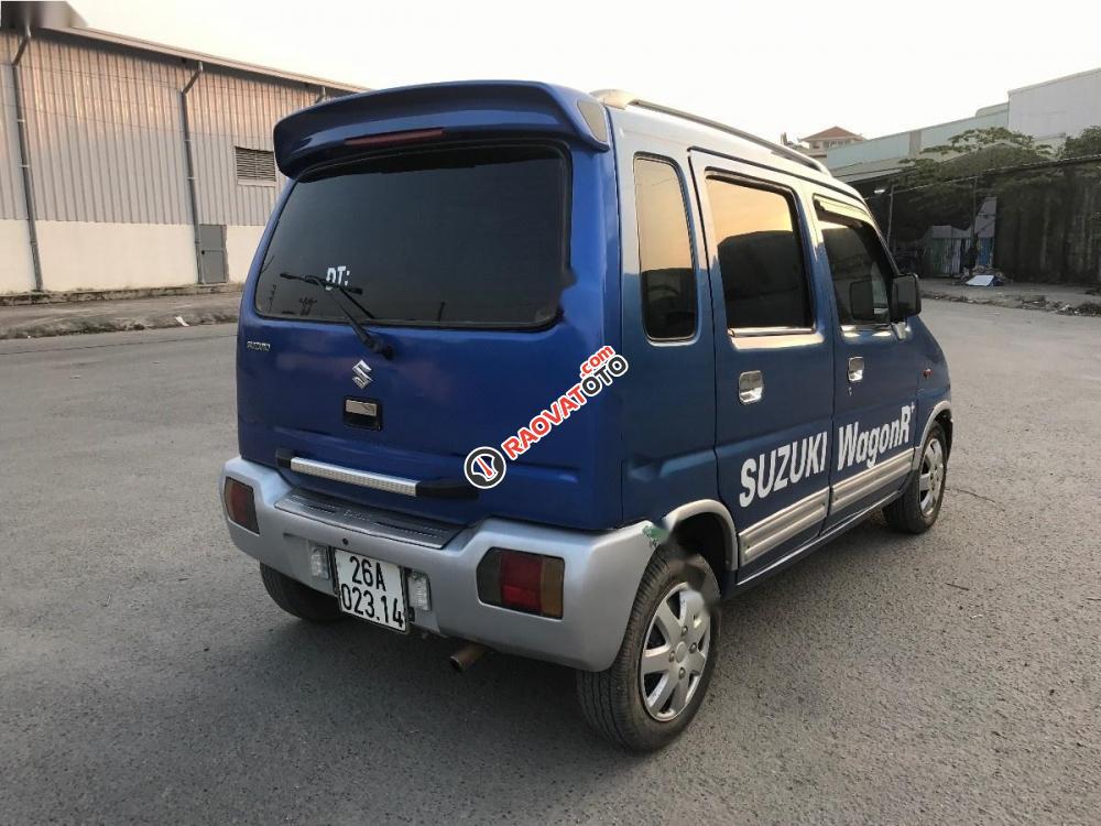 Bán xe Suzuki Wagon R+ 1.0 MT sản xuất 2005, màu xanh lam, giá tốt-5