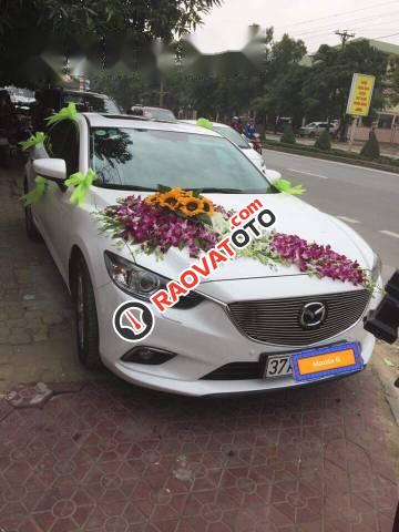 Cần bán Mazda 6 đời 2016, màu trắng, giá tốt-1