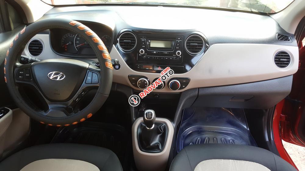 Cần bán xe Hyundai Grand i10 1.0MT bản đủ sản xuất 2014, màu đỏ, nhập khẩu Ấn Độ, giá tốt-6