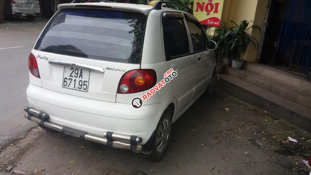 Bán Daewoo Matiz G đời 2008, màu trắng-0