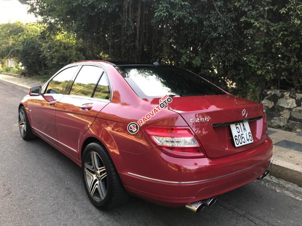 Bán xe Mercedes C200 CGI năm 2010, màu đỏ, 570tr-2