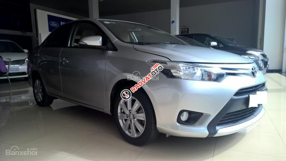 Cần bán Toyota Vios MT đời 2015, màu bạc, giá chỉ 456 tr, BH 1 năm-1