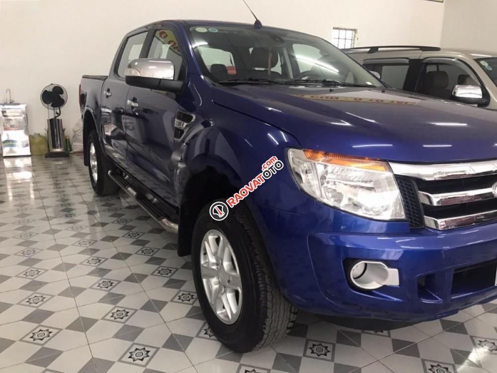 Bán xe Ford Ranger XLT 2.2L 4x4 MT đời 2014, màu xanh lam, nhập khẩu Thái, giá 510tr-3