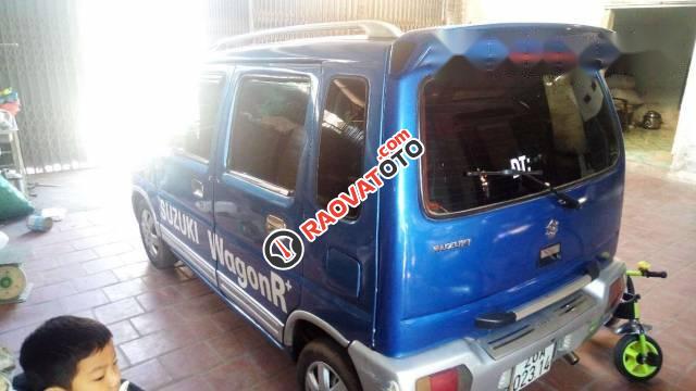 Bán xe Suzuki Wagon R đời 2005, màu xanh-0