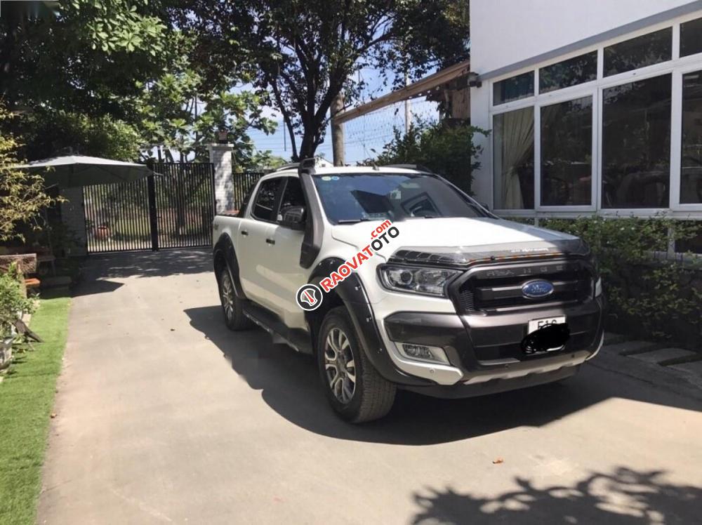 Bán Ford Ranger Wildtrak 2016, màu trắng, nhập khẩu nguyên chiếc-1