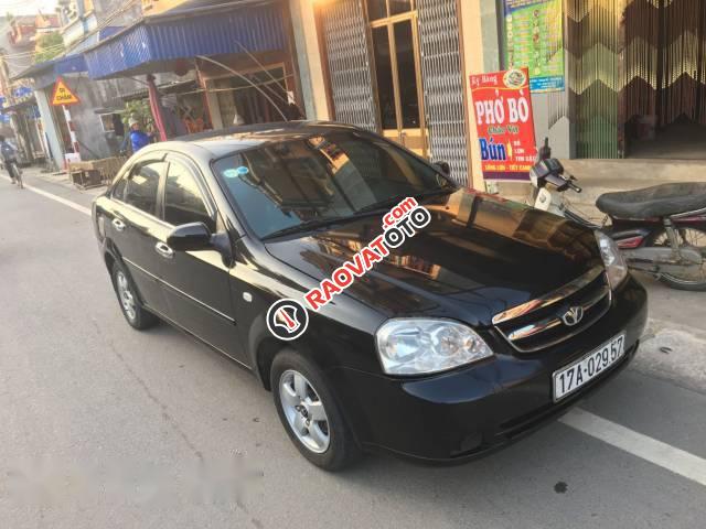 Bán ô tô Daewoo Lacetti đời 2008, màu đen -0