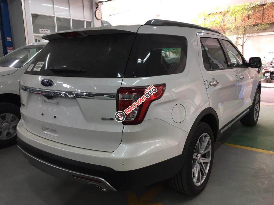 Bán Ford Explorer 2.3L Ecoboost Limited mới 100%, màu trắng nhập khẩu Mỹ, hỗ trợ trả góp 90%-3