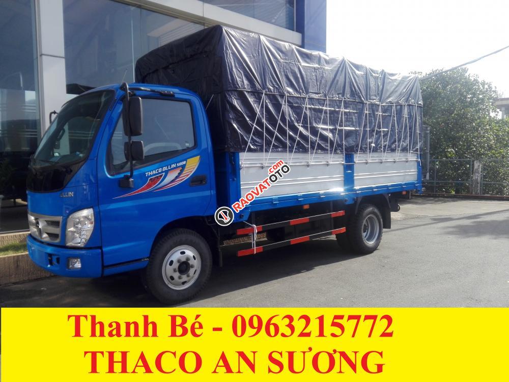 Trường Hải Ollin 500B tải 5 tấn, đời 2017, thùng dài 4m25, hỗ trợ trả góp 75%-0