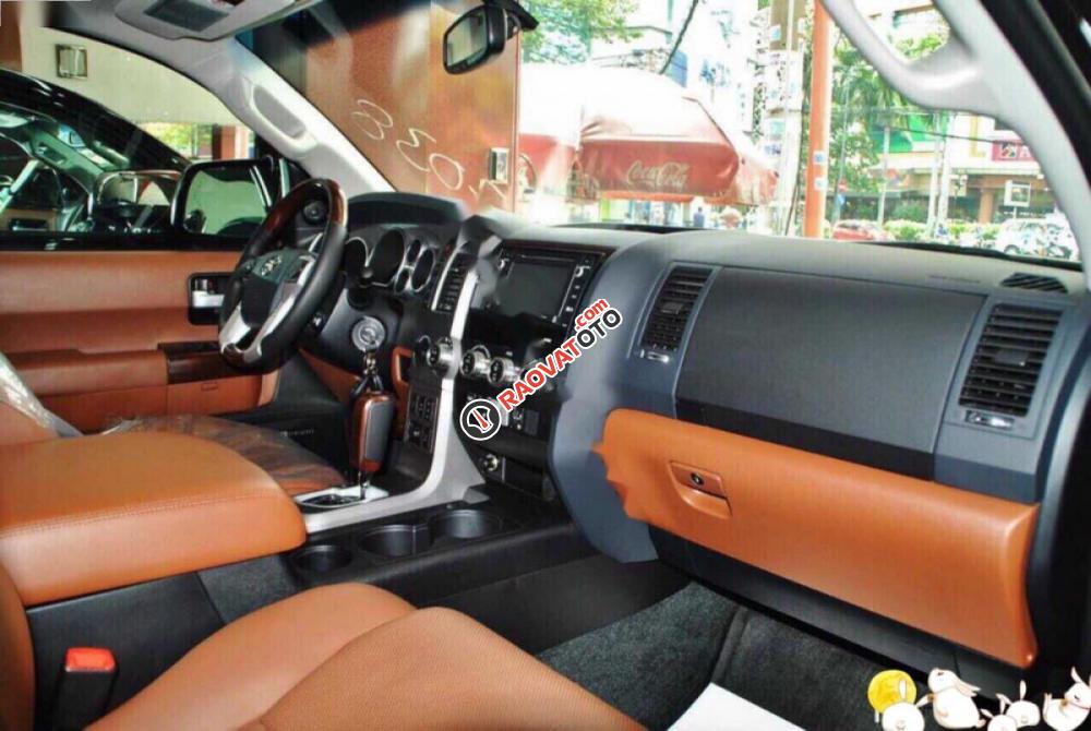 Bán Toyota Sequoia Platium 5.7 đời 2015, màu đen, xe nhập như mới-2