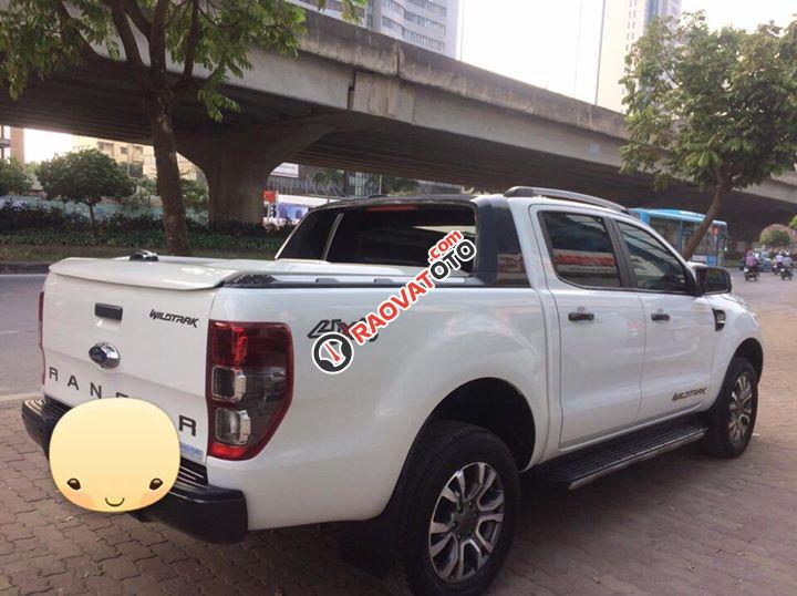 Bán Ford Ranger 3.2 Wildtrak đời 2015, màu trắng-5