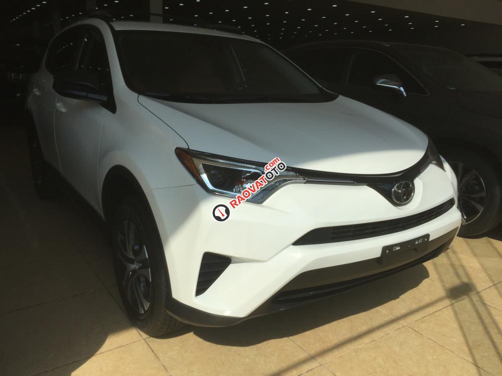 Bán ô tô Toyota RAV4 LE sản xuất 2017, màu trắng, xe nhập Mỹ-0