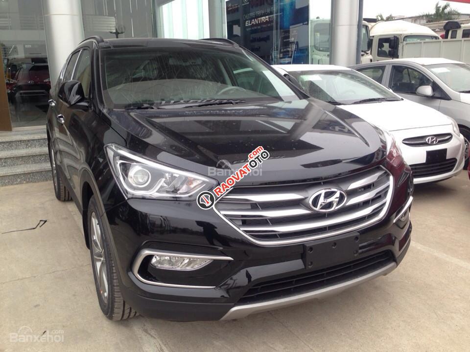 Cần bán xe Hyundai Santa Fe đời 2018, màu đen, bán bằng mọi giá: 0961917516-1