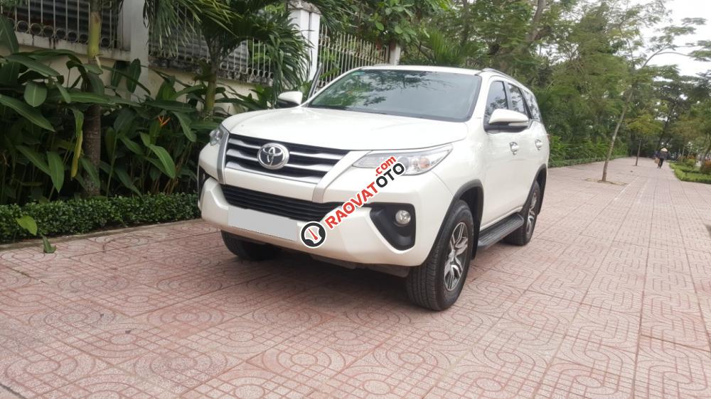 Cần bán Fortuner 2.4G, số sàn, máy dầu 2017, màu trắng-1