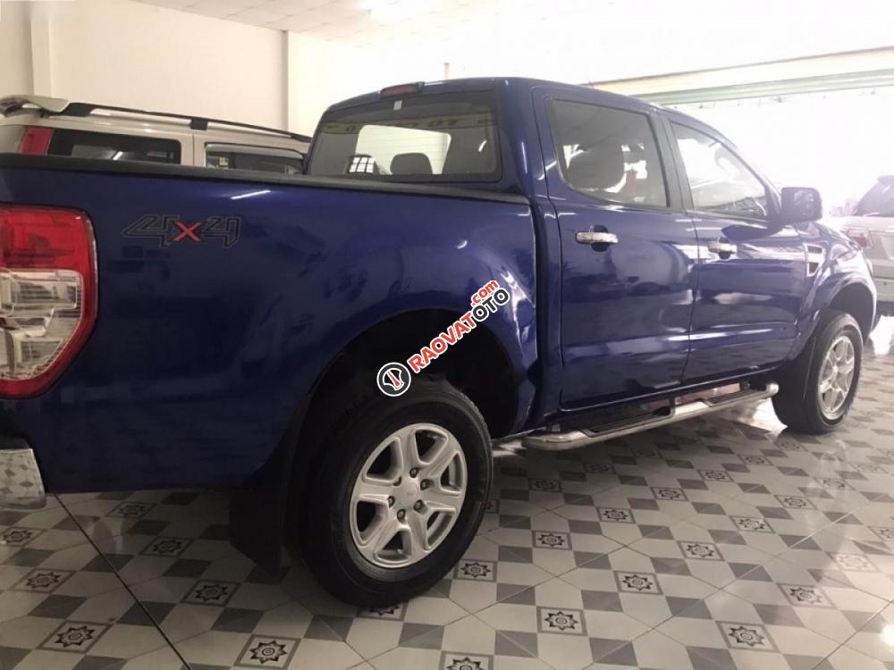 Bán xe Ford Ranger XLT 2.2L 4x4 MT đời 2014, màu xanh lam, nhập khẩu Thái, giá 510tr-6