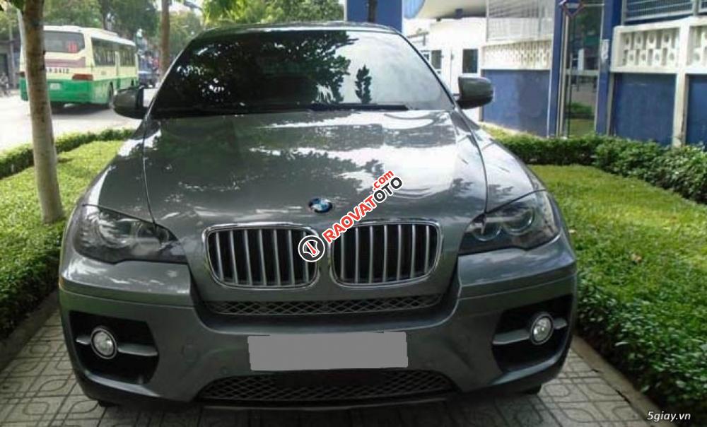 Bán xe BMW X6 3.0 full option 2008, ĐK 2009 màu xanh đá-0