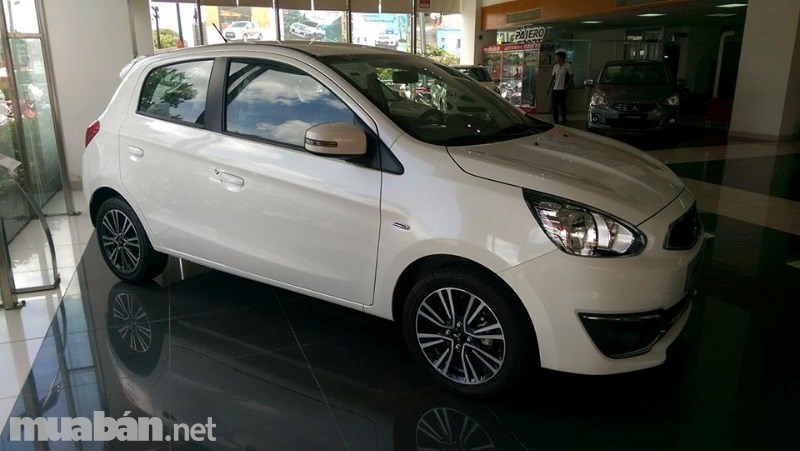 Bán Mitsubishi Mirage năm 2017, màu trắng, nhập khẩu chính hãng-0