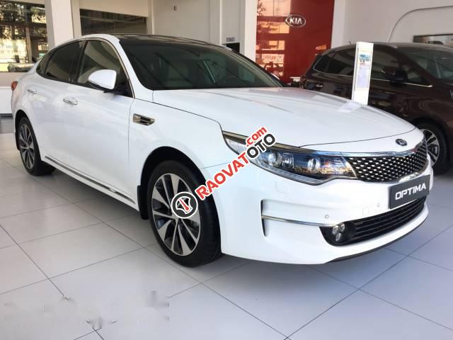 Bán xe Kia Optima 2016, màu trắng -0