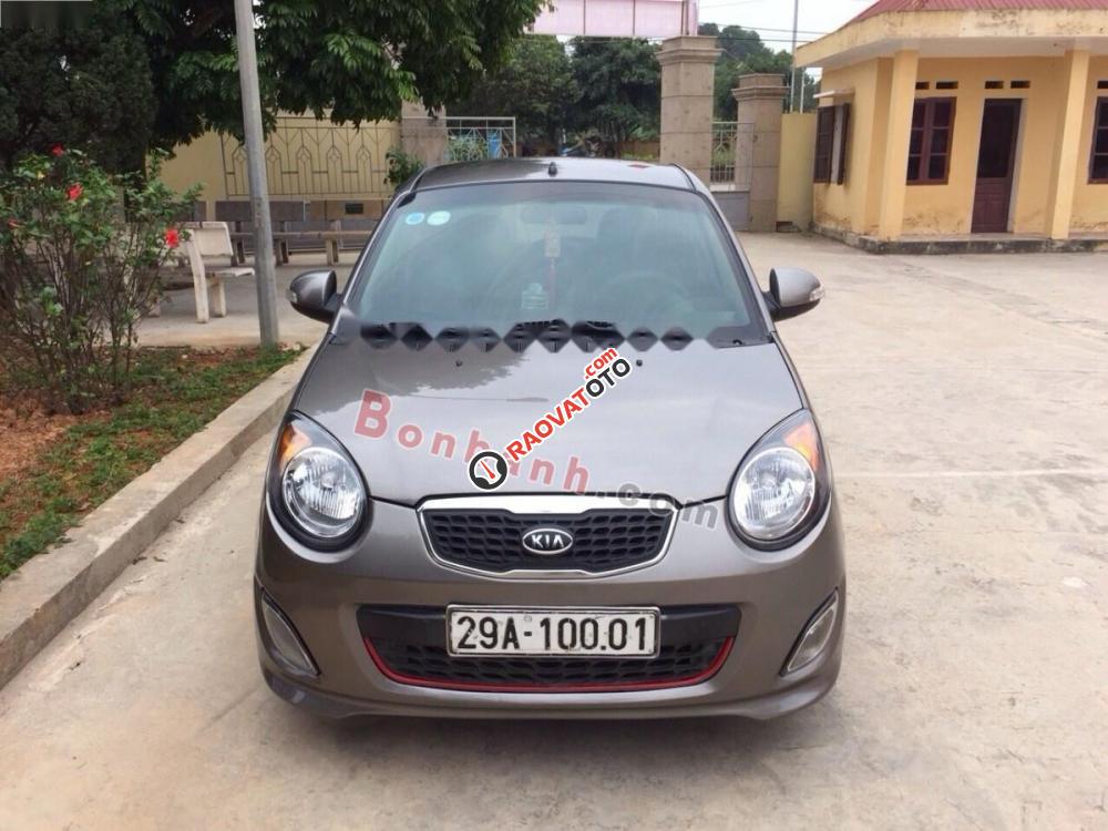 Bán xe Kia Morning LX 1.0 MT năm 2008, màu xám, nhập khẩu chính chủ, giá tốt-2