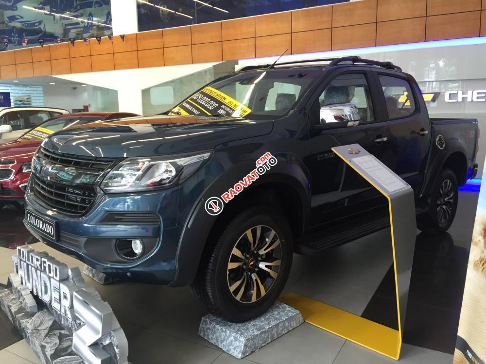 Bán ô tô Chevrolet Colorado đời 2017, màu xanh lam, xe nhập-0