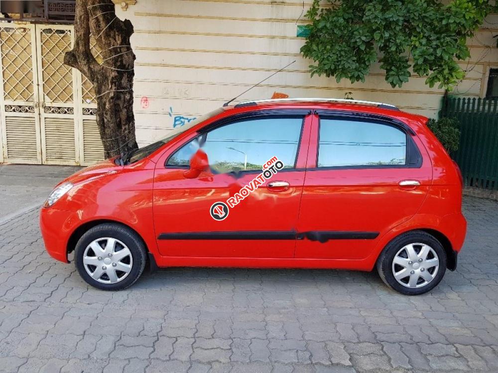 Bán Chevrolet Spark LT 0.8 MT đời 2011, màu đỏ xe gia đình, 169tr-4