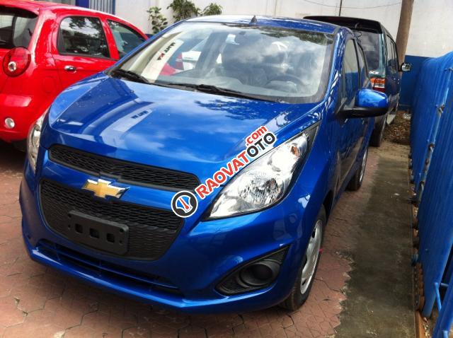 Chevrolet Spark Duo 1.2L màu xanh lá, mua xe trả góp- LH: 090.102.7.102 Ms Huyền-0