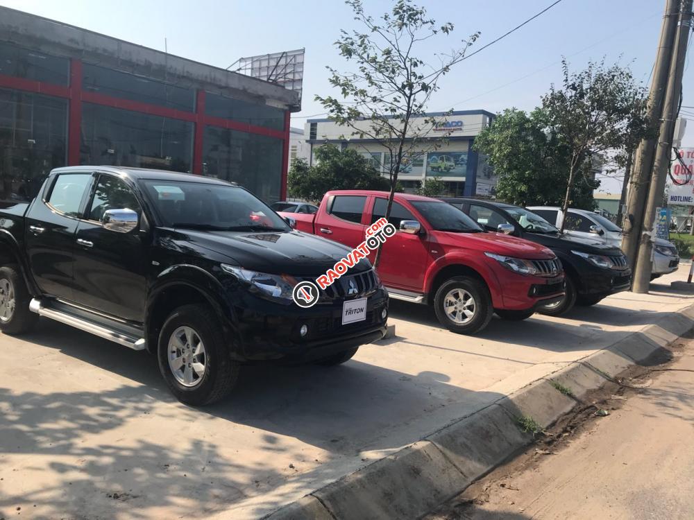 Bán ô tô Mitsubishi Triton đời 2018, màu bạc, nhập khẩu nguyên chiếc-1