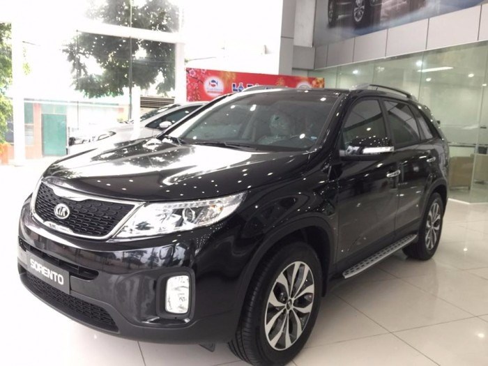 Bán xe Kia Sorento 2017, màu đen, nhập khẩu nguyên chiếc-1